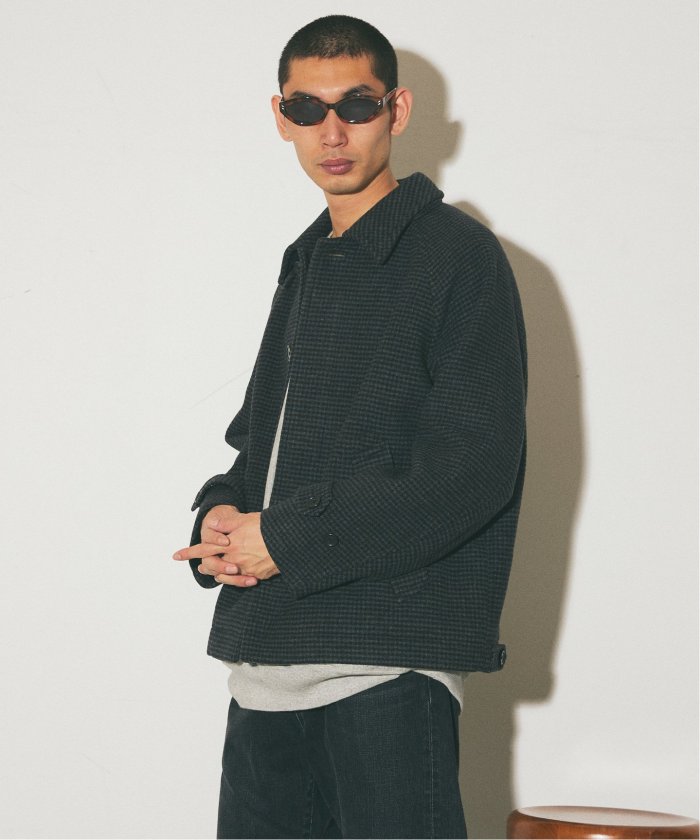 セール 30%OFF】S140 ウールモッサ ショートマックブルゾン セール 30%OFF】S140 ウールモッサ ショートマックブルゾン
