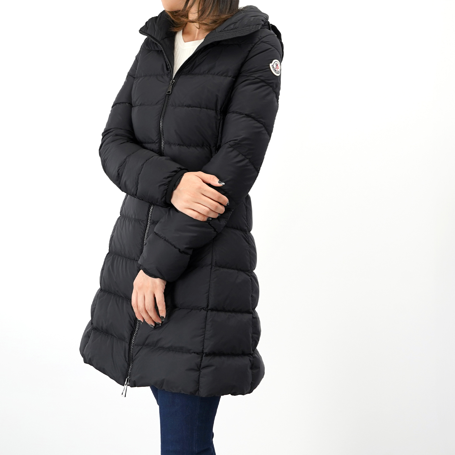 【MONCLER】Gieロングダウンジャケット 在庫確認願います MONCLER GIE ロングダウンジャケット | BLACK - 5ワンダ