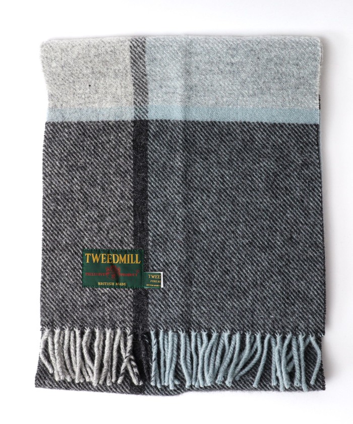 新品未使用◆ DOORS TWEED MILL　wool stole ツイードミル TWEEDMILL TWEED MILL マフラー Lambswool Knee