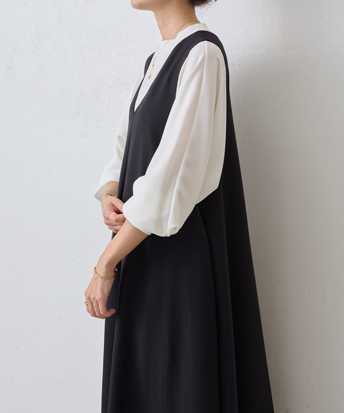 BEARDSLEY ニットコンビ ドルマンブラウス リネン100% Free BEARDSLEY｜ニットコンビドルマンブラウス | Rakuten Fashion