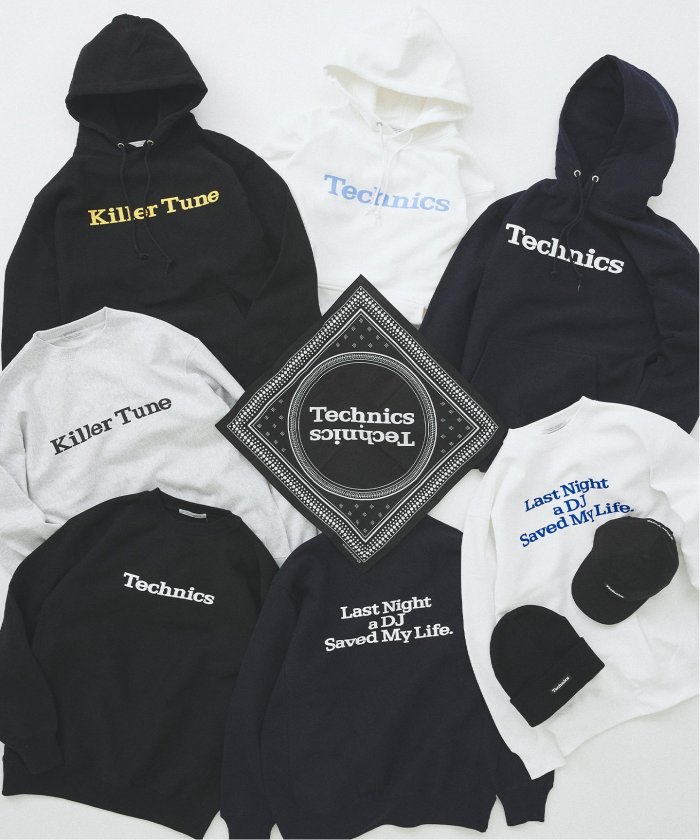Technics x JOURNAL STANDARD ロゴキャップのコーディネート