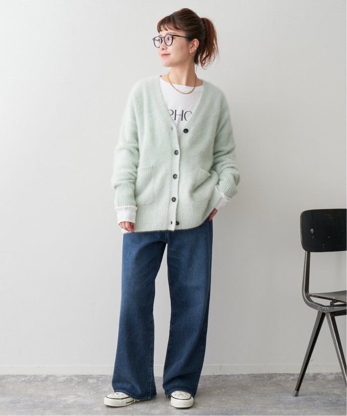セール 30%OFF】フォックスカシミヤMIX Vネックカーディガン セール 30%OFF】フォックスカシミヤMIX Vネックカーディガン