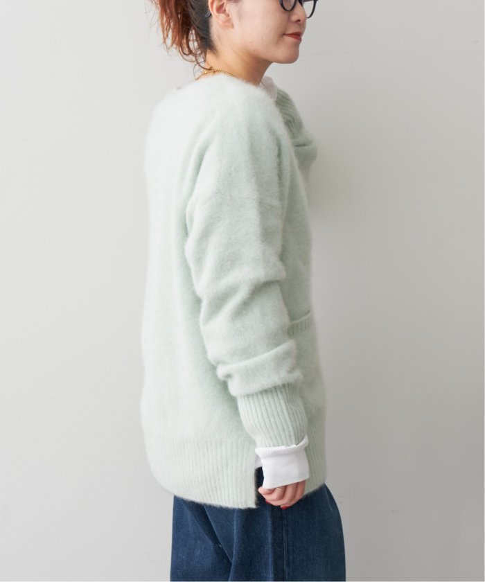 セール 30%OFF】フォックスカシミヤMIX Vネックカーディガン セール 30%OFF】フォックスカシミヤMIX Vネックカーディガン
