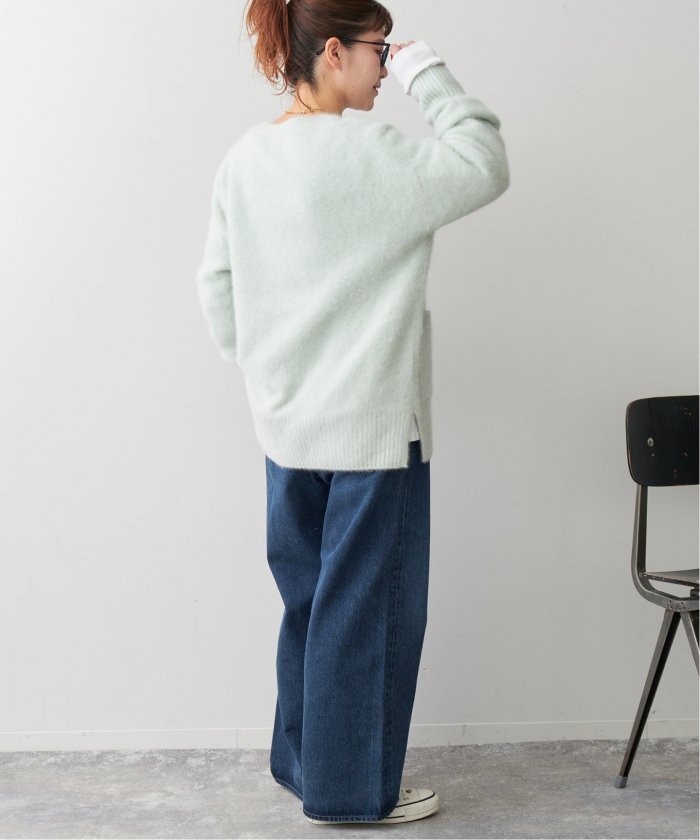 セール 30%OFF】フォックスカシミヤMIX Vネックカーディガン