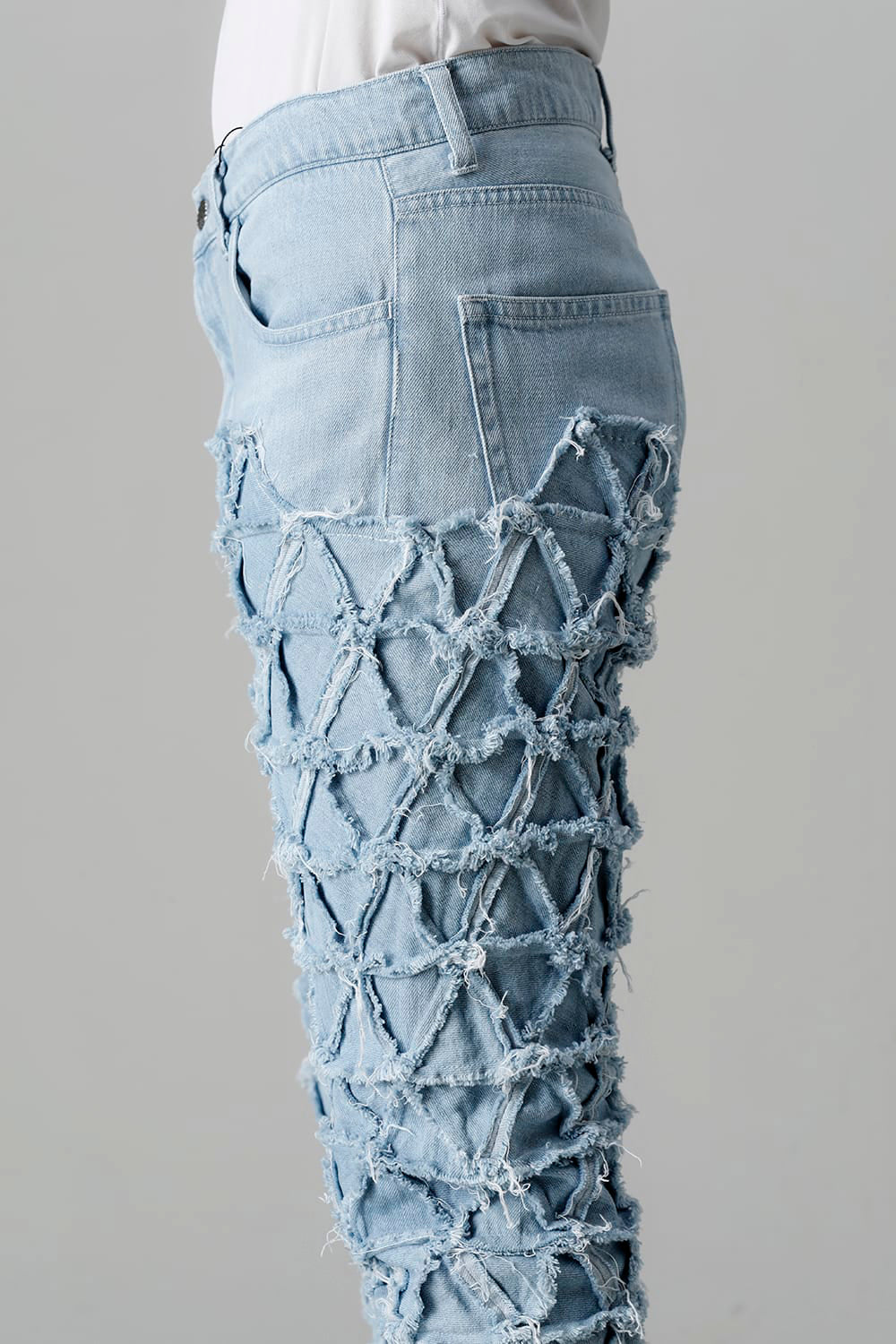 【PHENOMENON フェノメノン】デニム（L 32）サルエルパンツ/ジーンズ セール 70%OFF】フェノメノン PHENOMENON Delta Denim pants