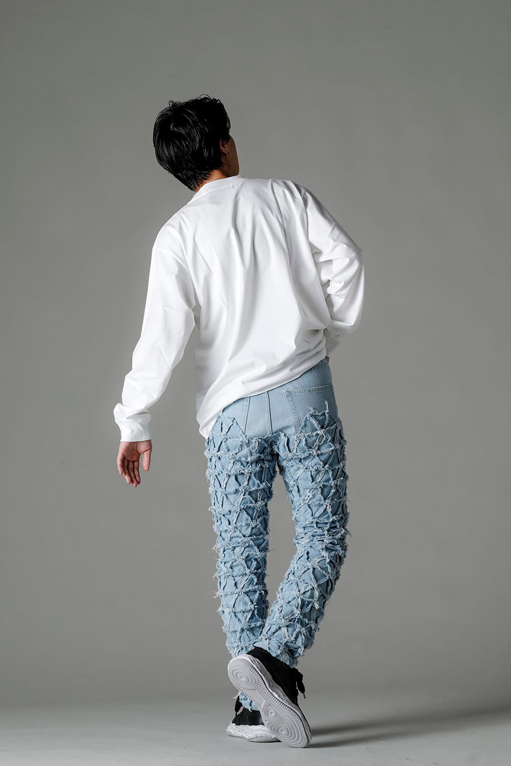 PHENOMENONフェノメノンデニムパンツ サルエルILLPTS-134/34 セール 70%OFF】フェノメノン PHENOMENON Delta Denim pants