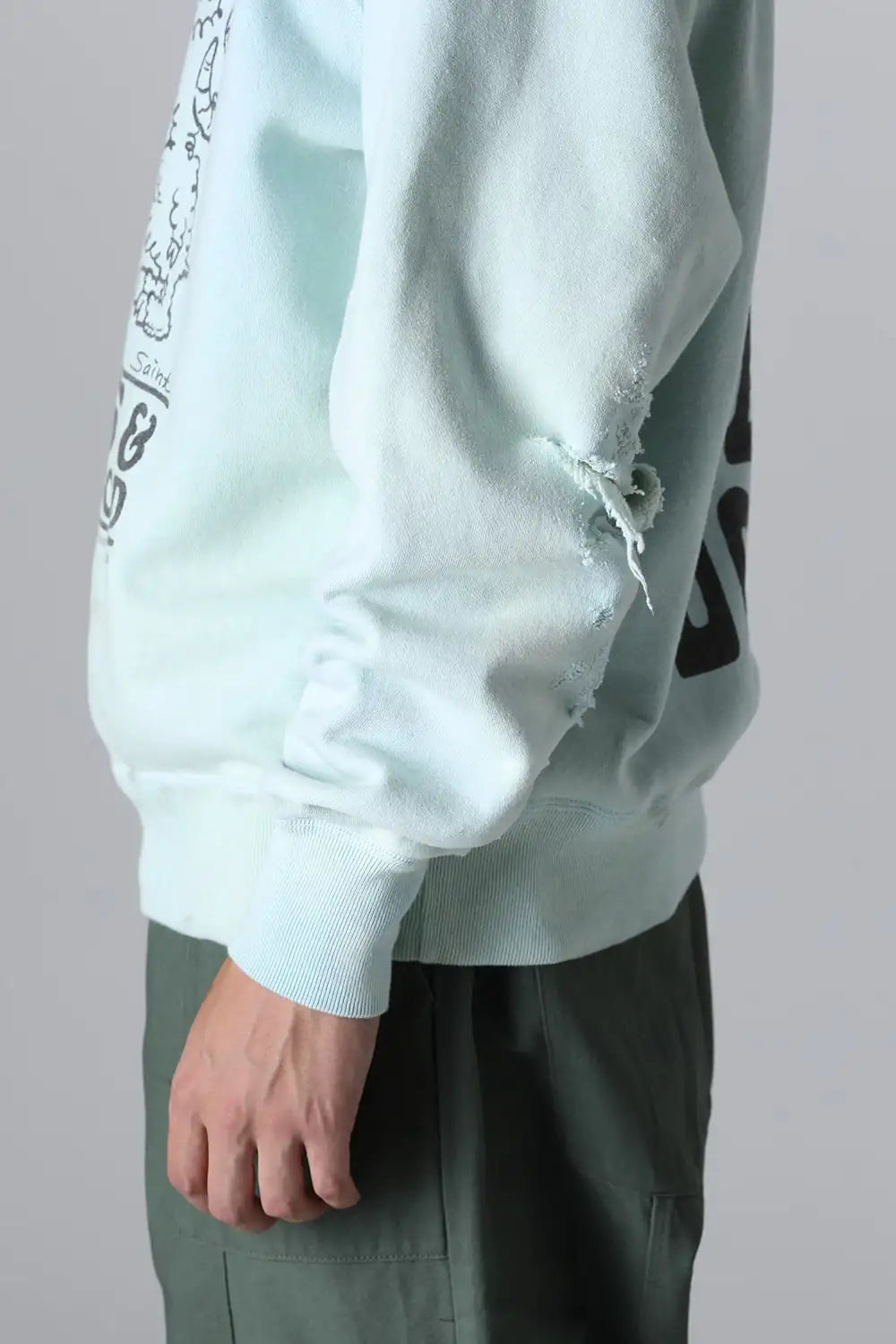 SAINT Mxxxxxx JESUS Sweat shirt Blue _ FASCINATE Osaka Japan