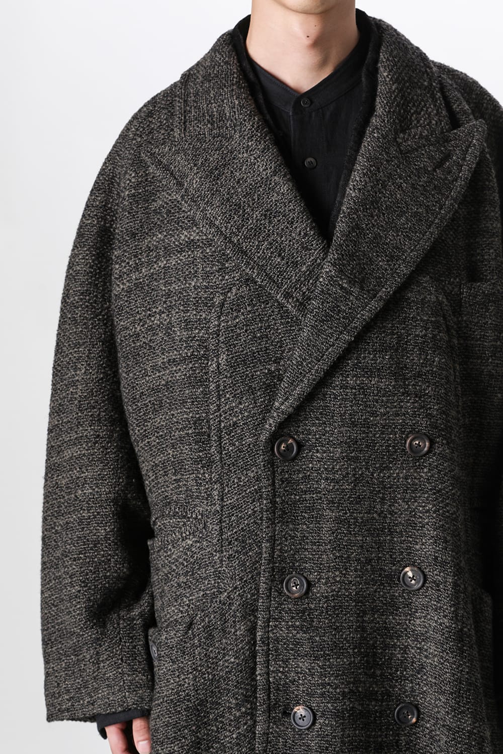 ZIGGY CHEN リバーシブルコート ジギーチェン ZIGGY CHEN Oversized Double Breast Coat