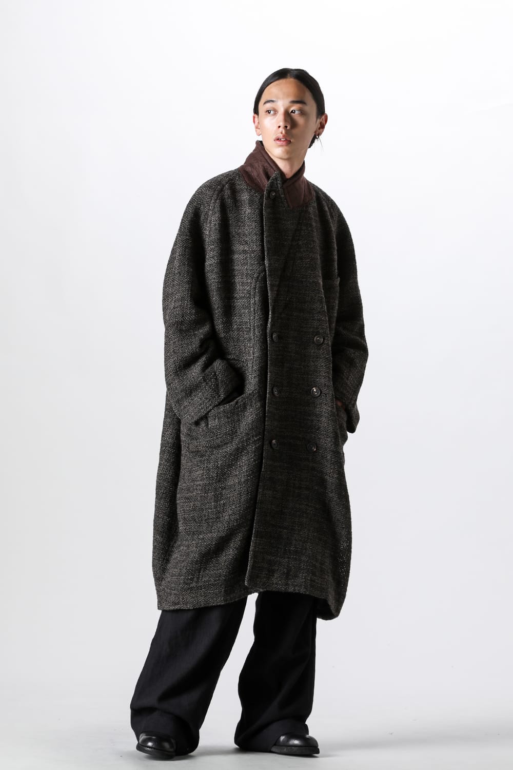 ZIGGY CHEN リバーシブルコート ジギーチェン ZIGGY CHEN Oversized Double Breast Coat