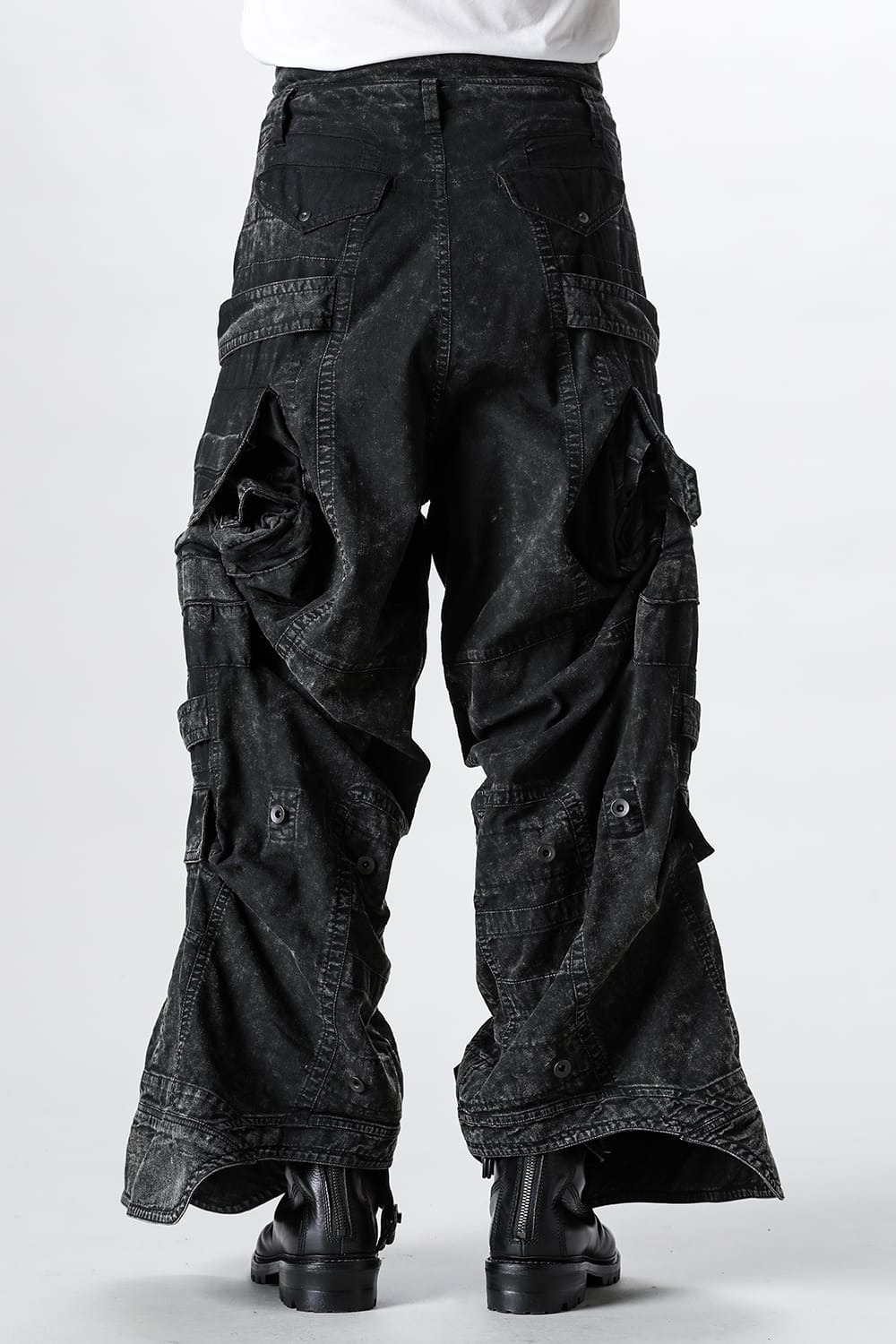 JULIUS ユリウス　カーゴパンツ　サイズ3 セール】ユリウス JULIUS Cotton Nylon Twill Multi Pocket Wide