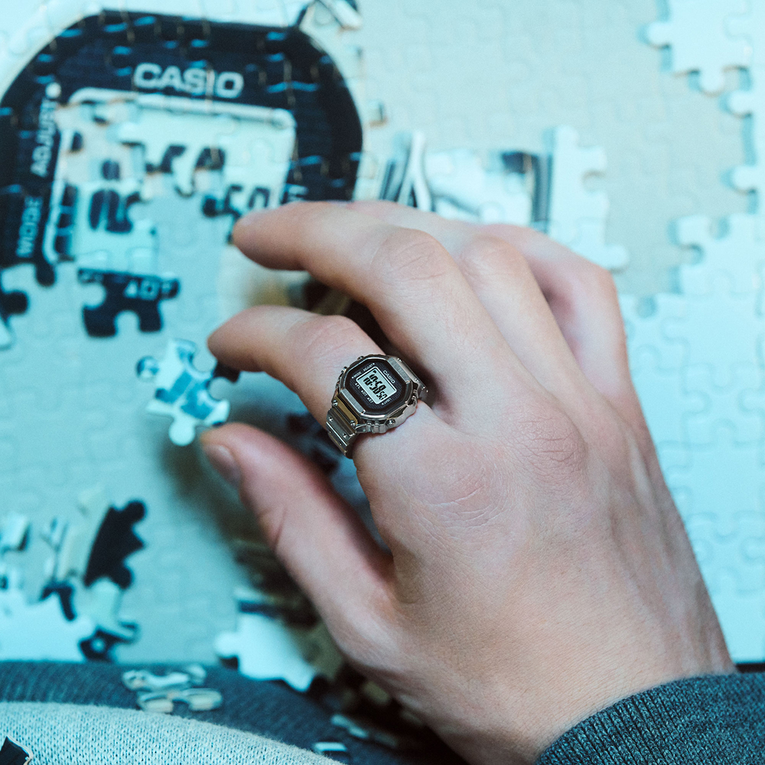 カシオ CASIO CASIO RING WATCH/CRW－001－1JR CASIO メンズ