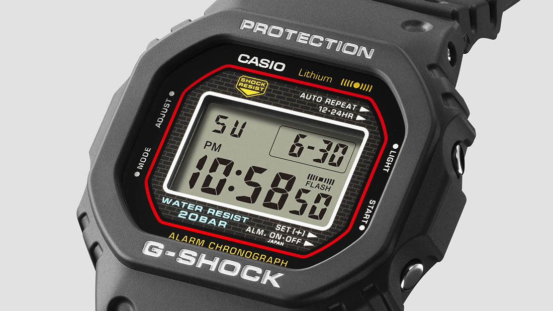 CASIO Gショック DWー50001JF CASIO DW-5000-1JF G-Shock DW-5000C Reprint Model Watch