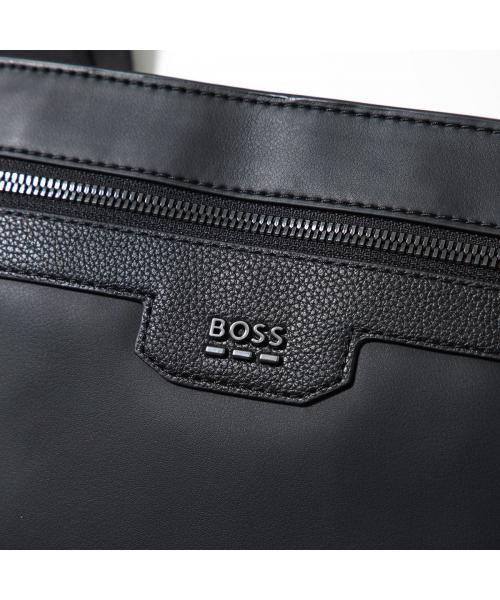 ★HUGO BOSS★ オールレザー ショルダーバッグ ヒューゴボス HUGO BOSS ショルダーバッグ 50516893 ブラック