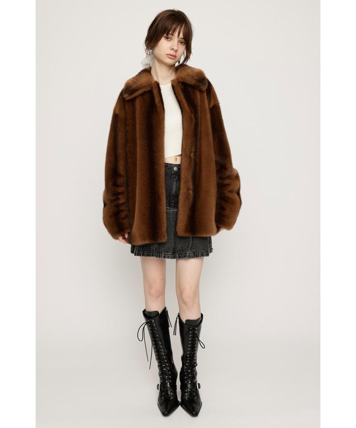 【期間限定】 F／FUR FRONT fashion d - スライ(SLY) | コート(507736436) HOOK ジャケット・アウター