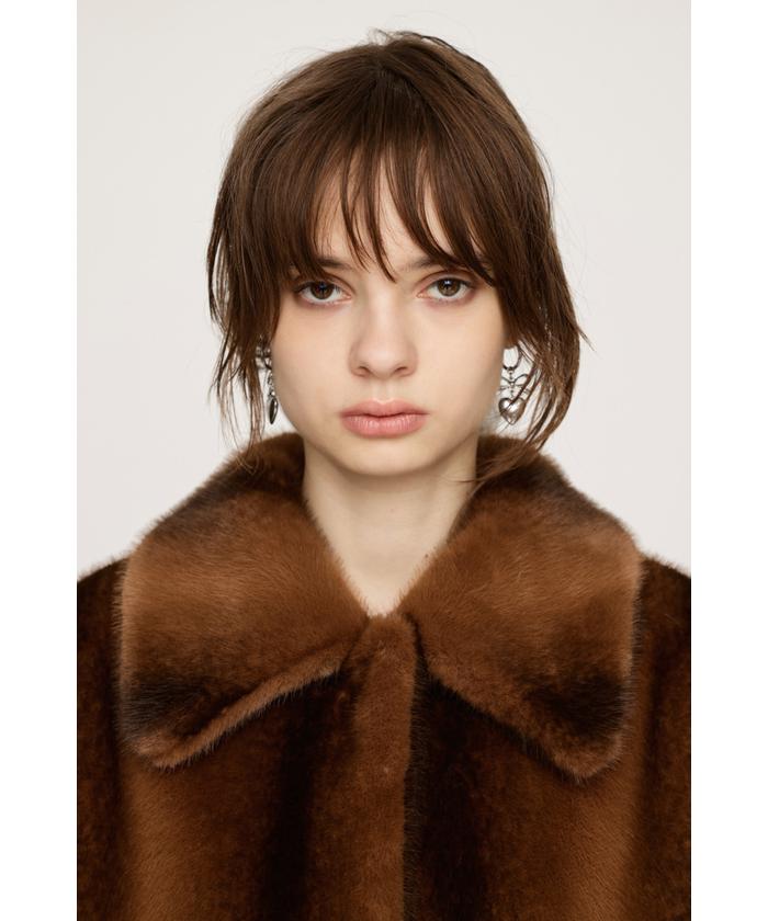 F／FUR FRONT HOOK コート(507736436) | スライ(SLY) - d fashion