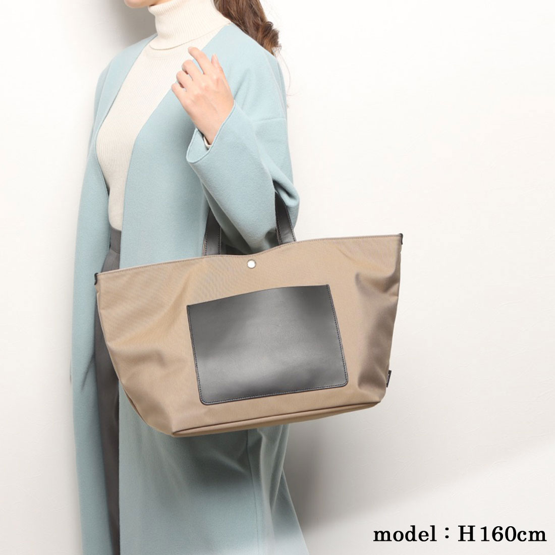 TOPKAPI(トプカピ)のフロントステッチ レザーA4トートバッグ通販