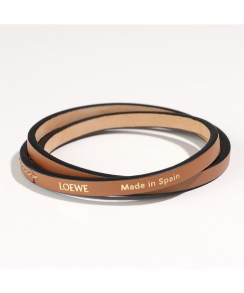 ロエベ LOEWE LOEWE バングル J242240X42 2点セット レザー ロエベ LOEWE LOEWE バングル J242240X42 2点セット レザー
