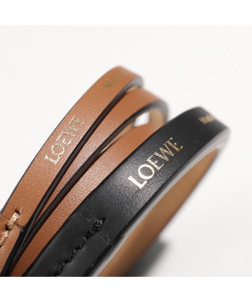 ロエベ LOEWE LOEWE バングル J242240X42 2点セット レザー ロエベ LOEWE LOEWE バングル J242240X42 2点セット レザー