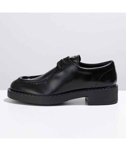 PRADA レースアップシューズ 1E249N 055 ブラッシュドレザー セール】プラダ PRADA PRADA レースアップシューズ 1E249N 055