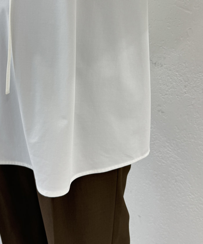 【Loungedress】2WAYスキッパーブラウス　オフホワイト セール】【Loungedress】2WAYスキッパーブラウス(507738583