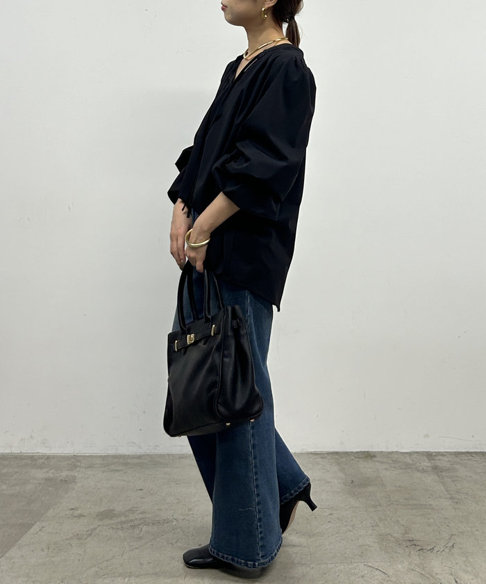 セール】【Loungedress】2WAYスキッパーブラウス(507738583