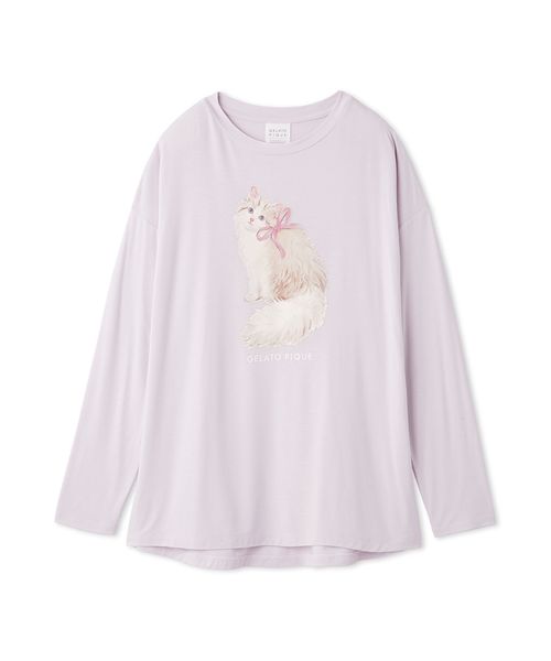 セール 30%OFF】【ONLINE限定カラーあり】CATワンポイントロンT
