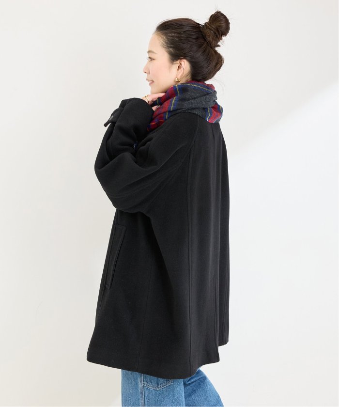セール 50%OFF】ソフトビーバーWボタンボクシーミドルコート