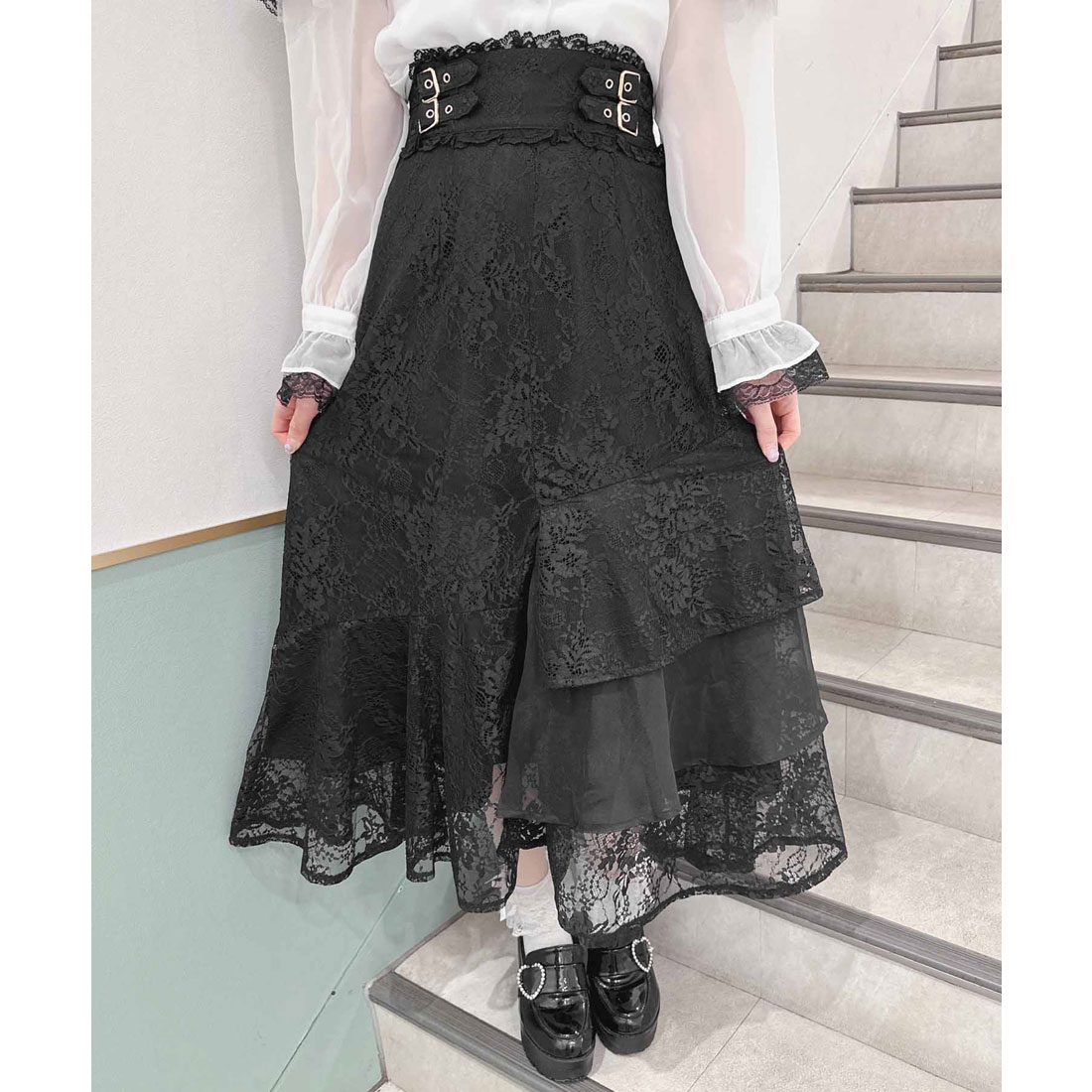セール 20%OFF】ロジータ ROJITA 総レースアシメティアード