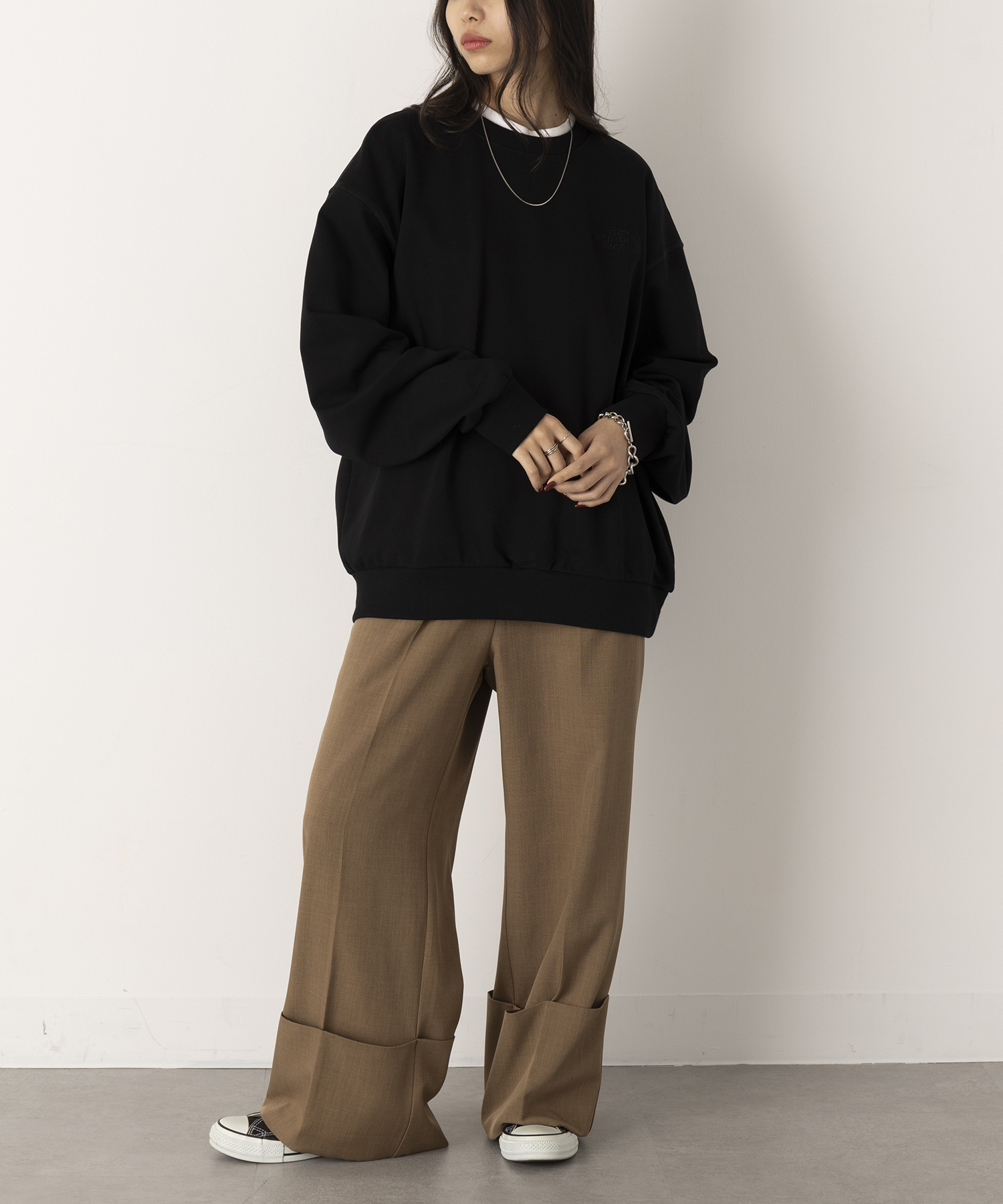 ノースフェイス]GO-TO スウェットシャツ☆新作・24SS☆人気
