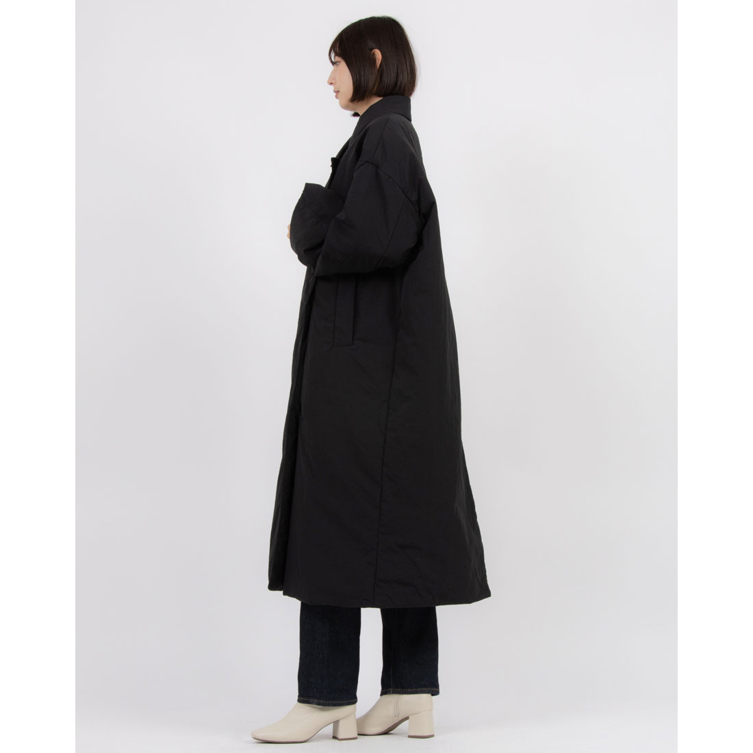 クラネ CLANE COLOR DOWN CHESTER COAT/BLACK/0(507742685 クラネ CLANE COLOR DOWN CHESTER COAT/BLACK/0(507742685