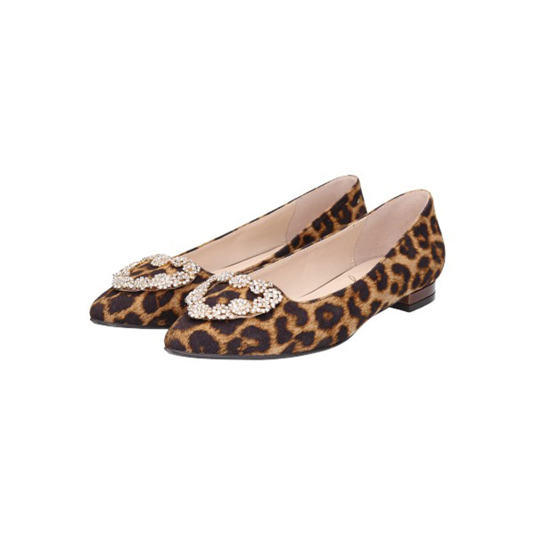 ブリジット バーキン Bridget Birkin ハートビジューフラット