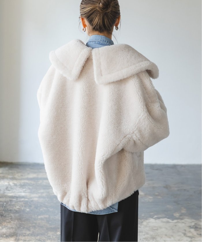 セール 30%OFF】スノーボアビッグカラーコート(506840619
