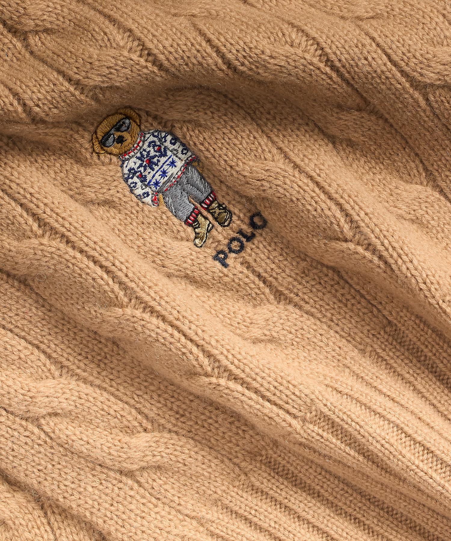 POLO RALPH LAUREN/ベア ケーブルニット ウールカシミヤマフラー Polo ベア ケーブルニット ウールカシミヤ マフラー(507737206