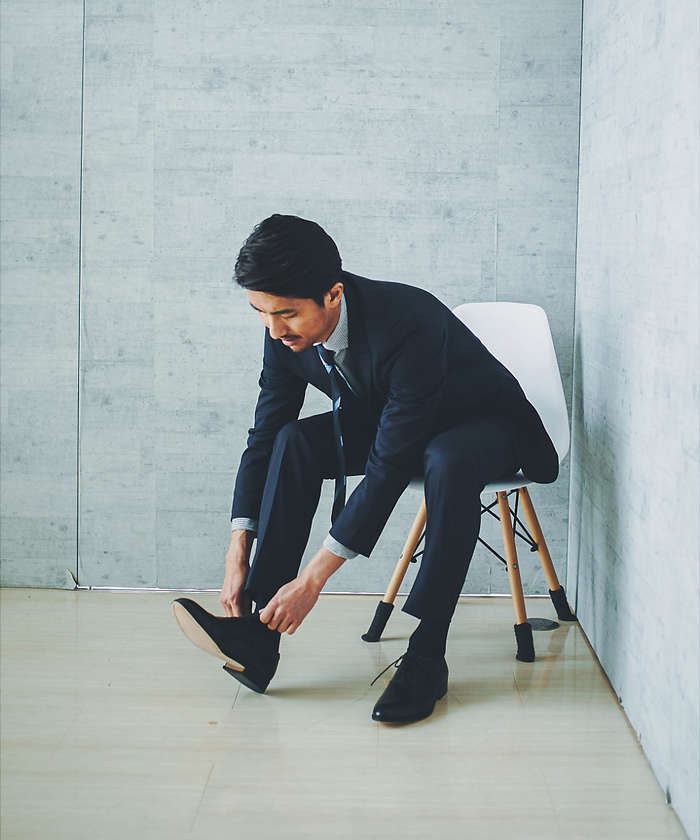 WEB限定】人気NO.1 / 内羽根ストレートチップ ビジネスシューズ