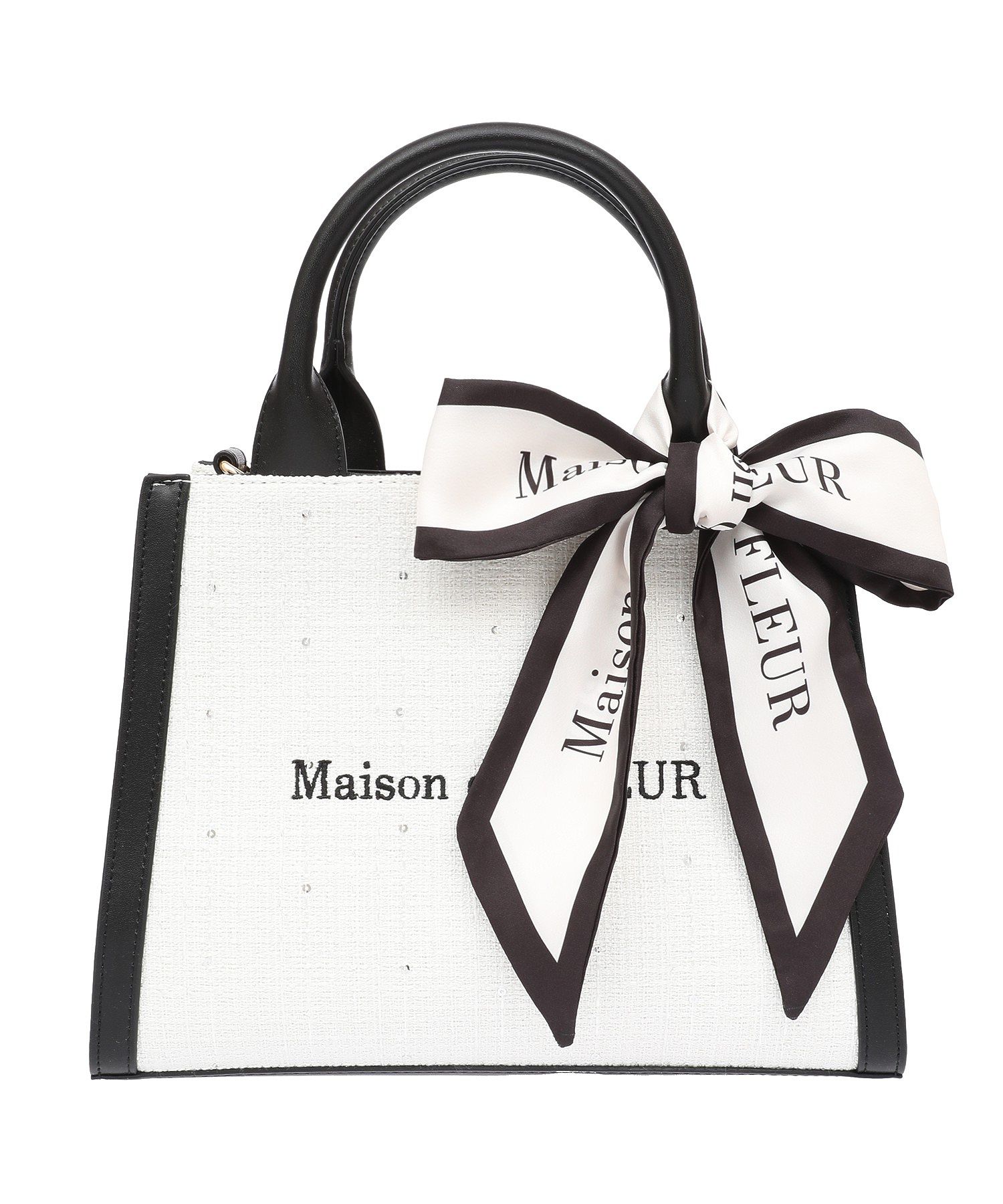 メゾン ド フルール Maison de FLEUR スカーフ付き2Wayバッグ