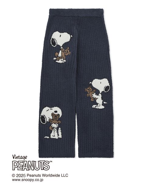 【PEANUTS】SNOOPY×BEAR ワンポイントロンT&ロングパンツ PEANUTS】SNOOPY×BEAR ワンポイントロンT&ロングパンツ 上下