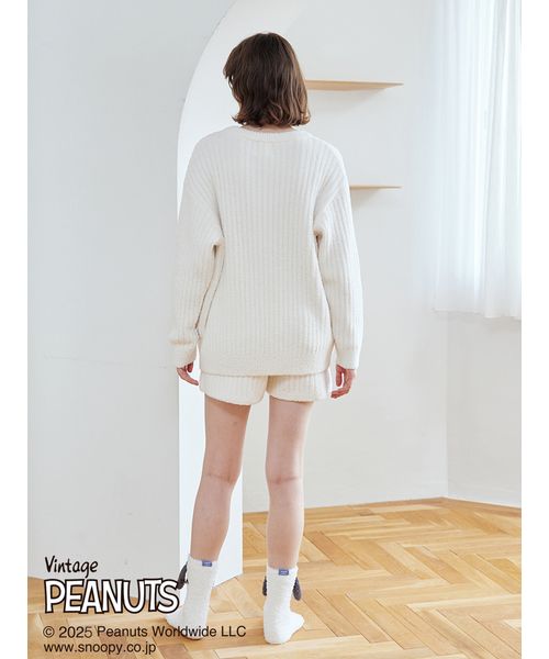 セール】【PEANUTS】【ONLINE限定】SNOOPY×BEAR ジャガードプル