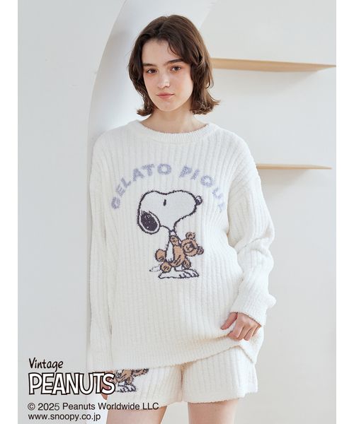 セール】【PEANUTS】【ONLINE限定】SNOOPY×BEAR ジャガードプル