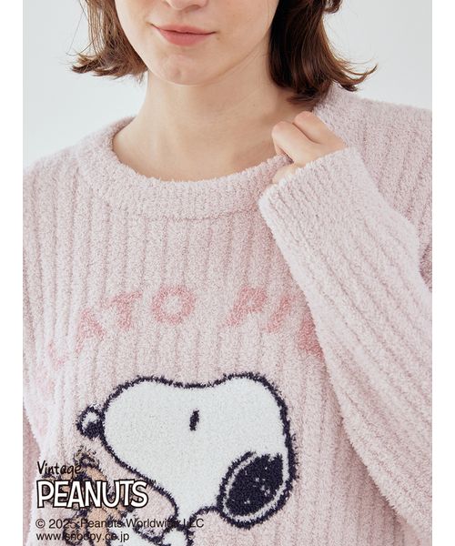 ジェラピケ スヌーピージャガードプルオーバー&ショートパンツセット セール】【PEANUTS】【ONLINE限定】SNOOPY×BEAR ジャガードプル