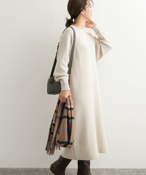 セール 30%OFF】スウェットライクニットワンピース(507769795