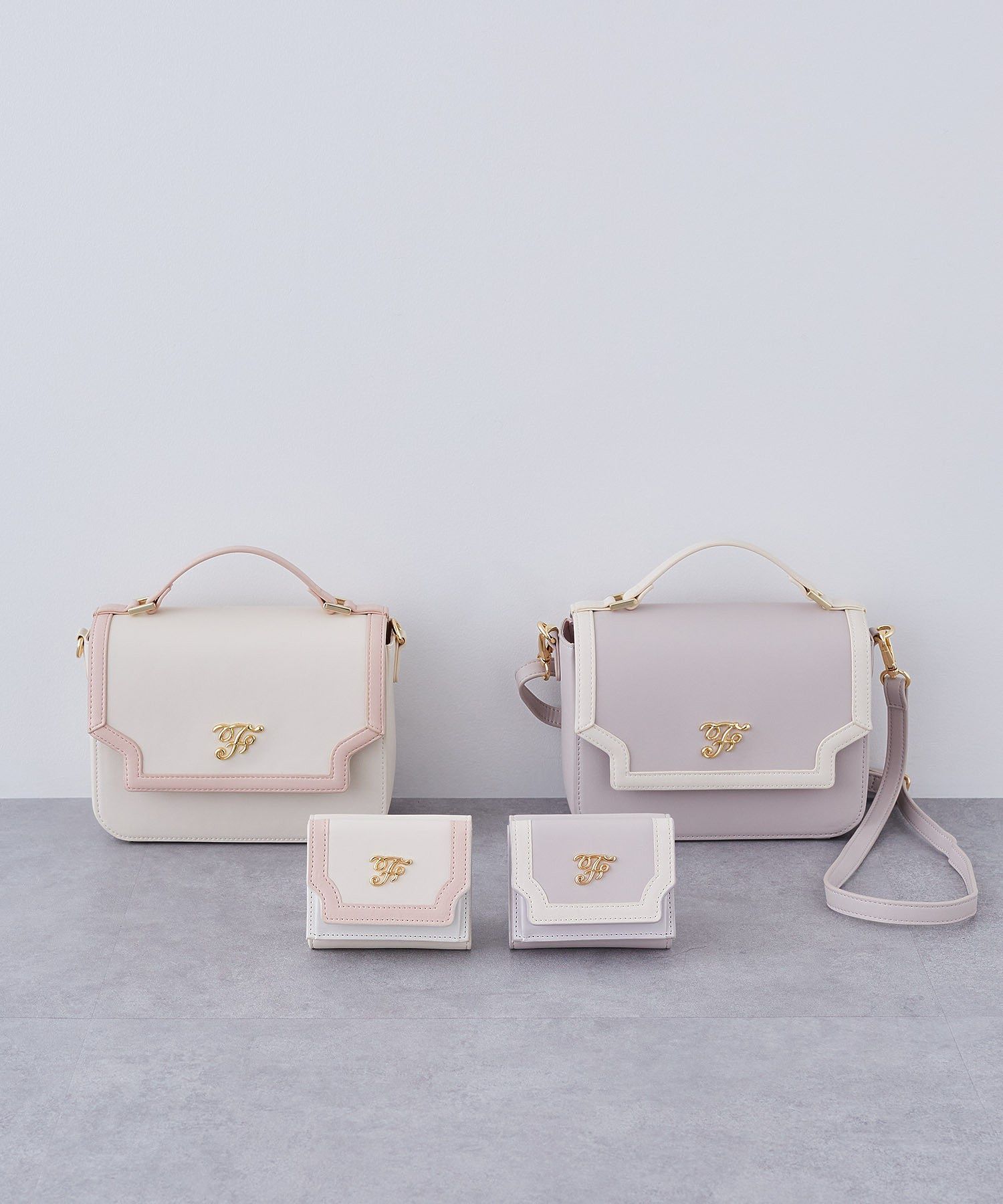 メゾン ド フルール Maison de FLEUR バイカラーバッグ メゾン ド フルール Maison de FLEUR バイカラーバッグ