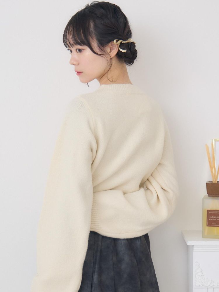 プロフ確認YU♡RI ★SALE★【極美品】イエナ ジャケットカーディガン セール】フラワーレースニットカーディガン（カーディガン