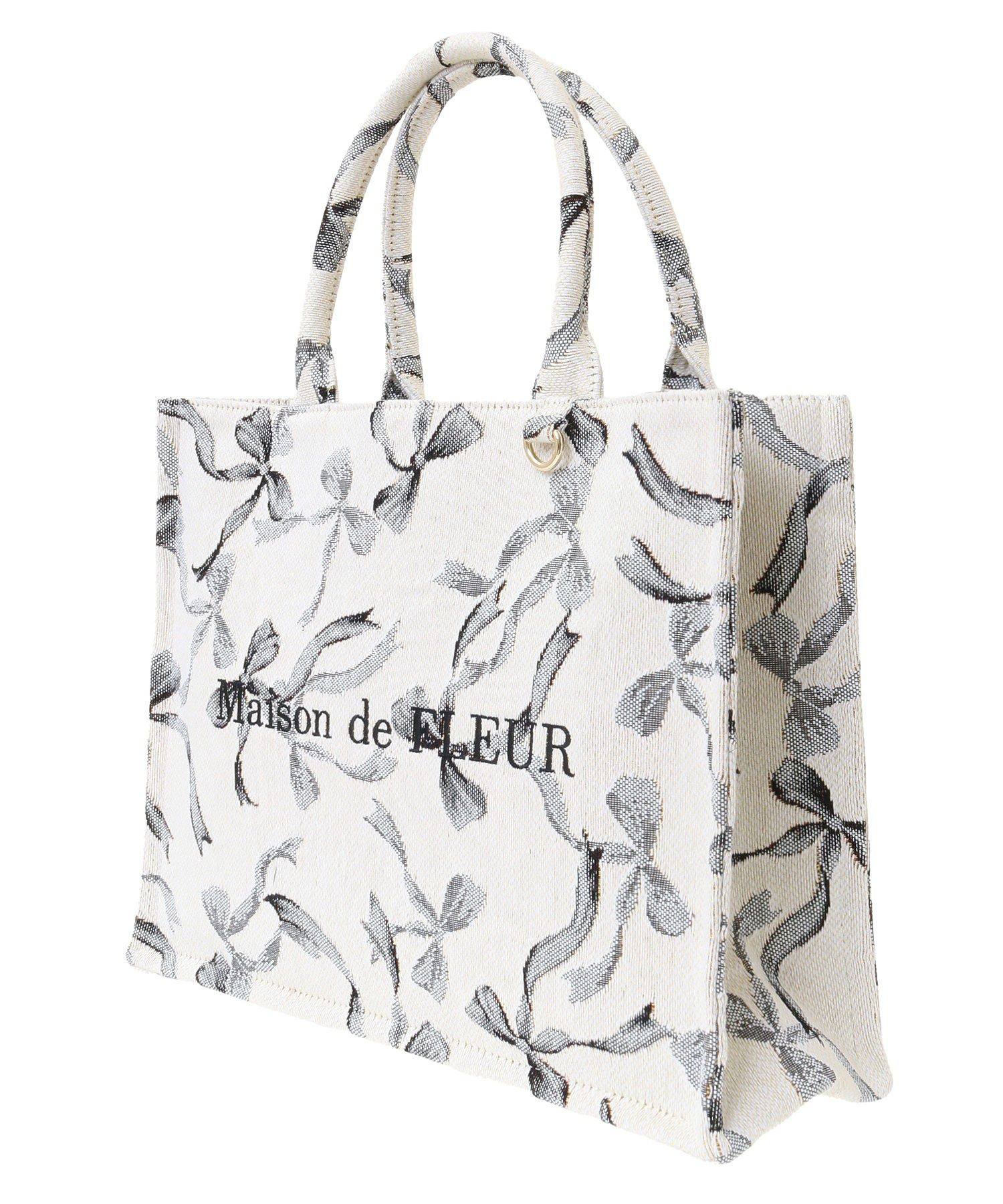 メゾン ド フルール Maison de FLEUR EC限定リボン柄ゴブラン