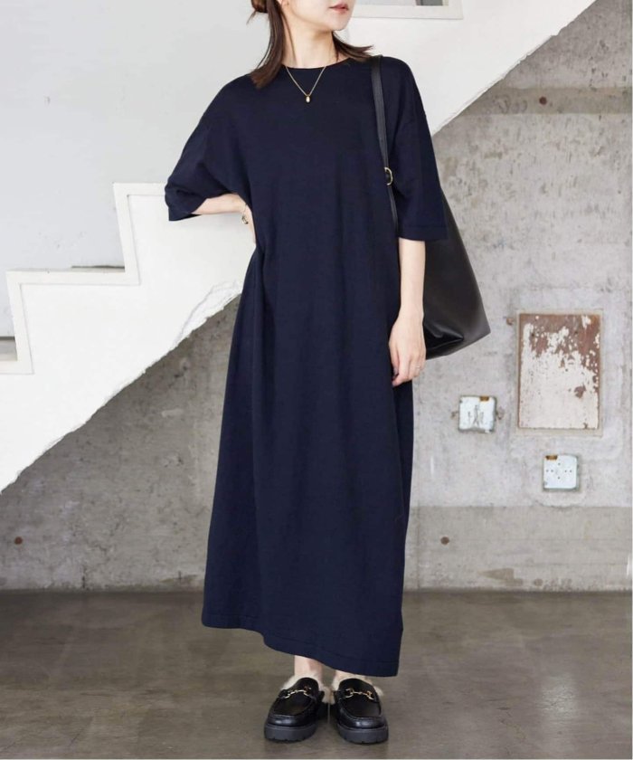 SLOBE IENA(スローブイエナ) スクエアトートバッグ ブラック