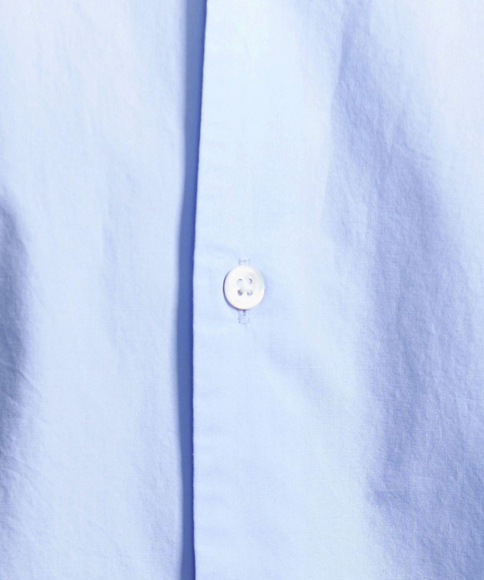 WEB限定 WARDROBE SMART】コットン バンドカラー スキッパー