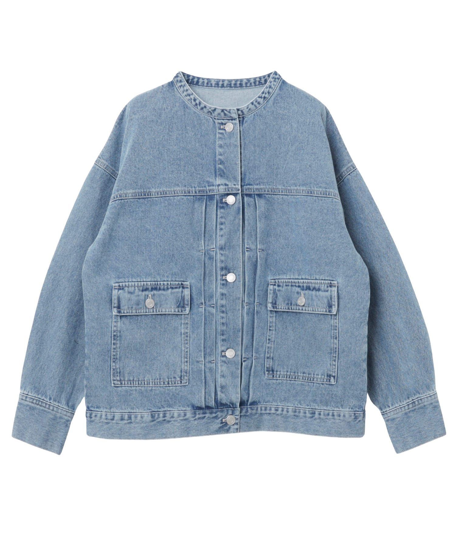 セール20%OFF】アンドミー andme オーバーサイズ ノーカラー