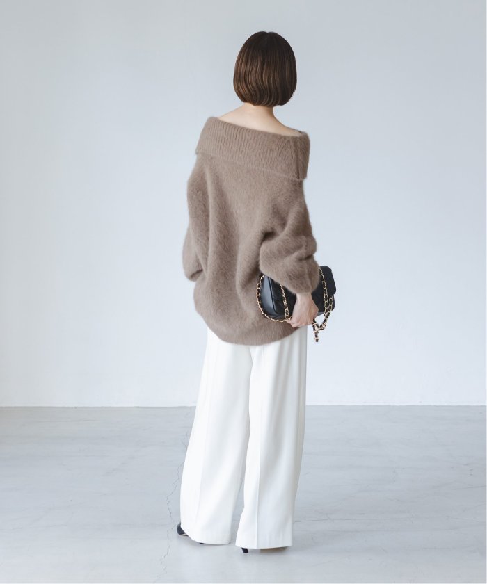 セール 30%OFF】【NOBLE×L'AUBE BLANC】FOX/カシミヤオフ セール 30%OFF】【NOBLE×L'AUBE BLANC】FOX/カシミヤオフ
