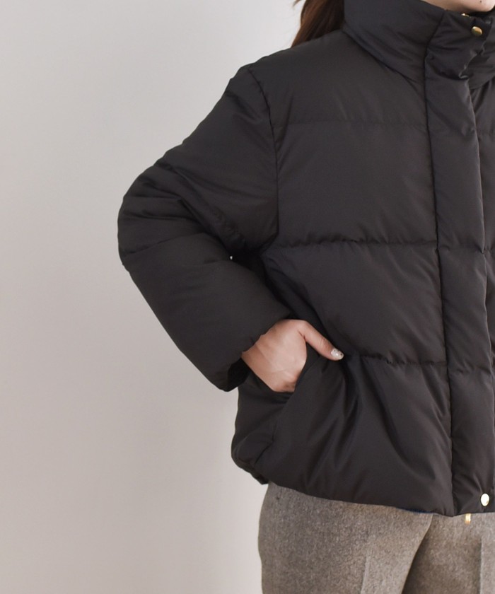 セール 40%OFF】quaranciel: スタンドカラー フレア ダウン