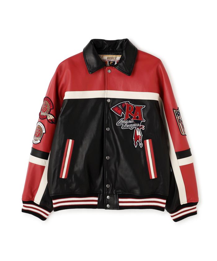 VARSITY JACKET RED AXES / バーシティジャケット レッド VARSITY JACKET RED AXES / バーシティジャケット レッド