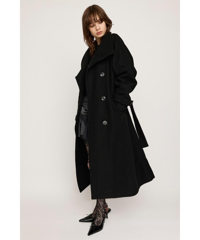 セール 30%OFF】WIDE STAND NECK LONG コート(507781166